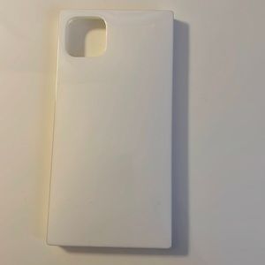 White Square 11 pro max phone case by Flaunt